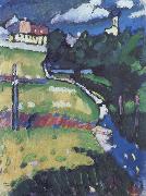 Wassily Kandinsky Templom Murnauban china oil painting reproduction